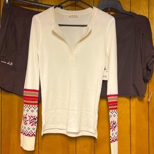 NWT Free People Long Sleeve Sweater Top Sz Med